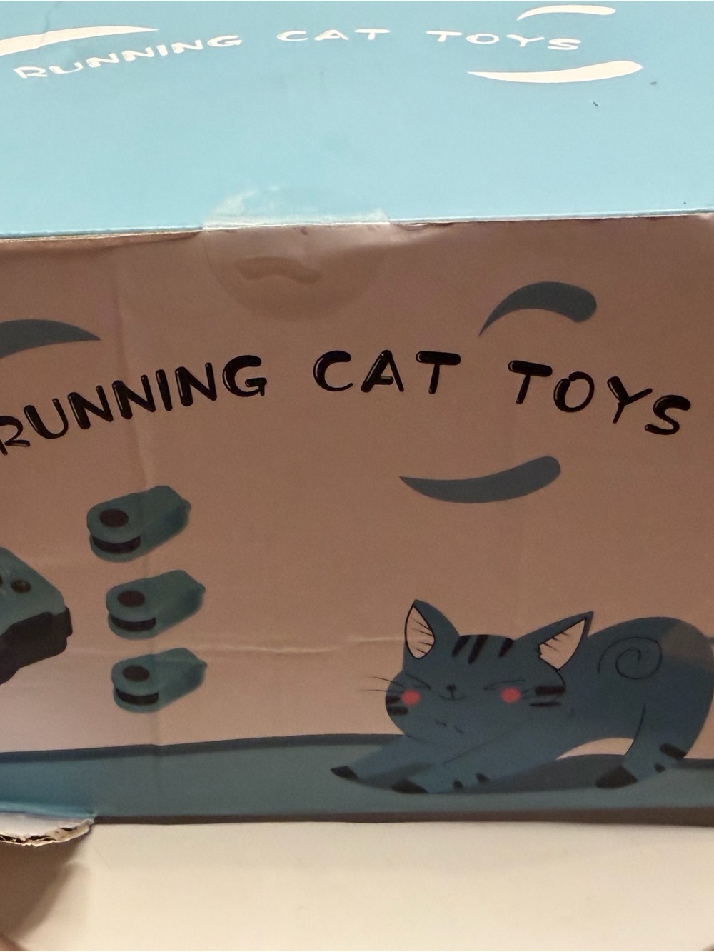 Running Cat Toys - Blue Interactive Kids Toy